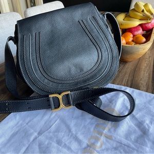 CHLOE Medium Marcie Leather Saddle Bag